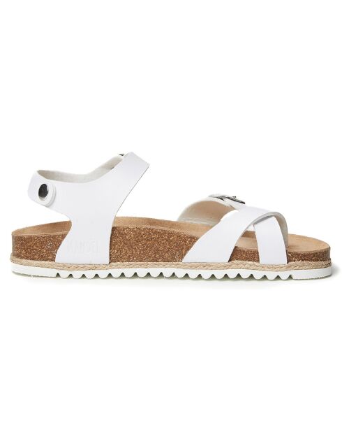 Sandales Leon blanches