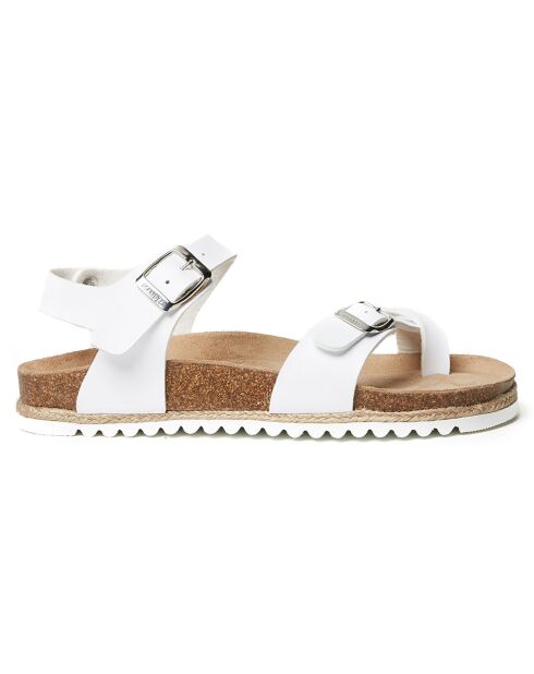 Sandales Leon blanches