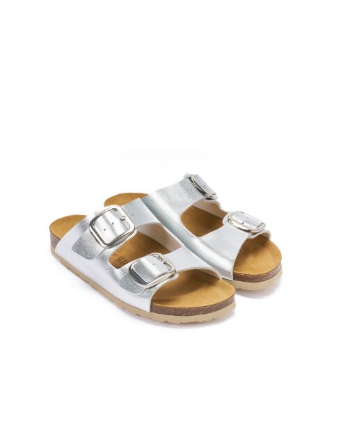 Dunkelbraune Elisa Ledersandalen