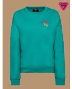 Roses V2 mintkleurige sweater