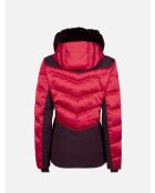 Veste Ski Fourrure Noir Colyne BFF amaranth