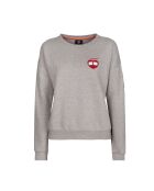 Roses sweatshirt in heidegrijs