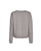 Roses sweatshirt in heidegrijs