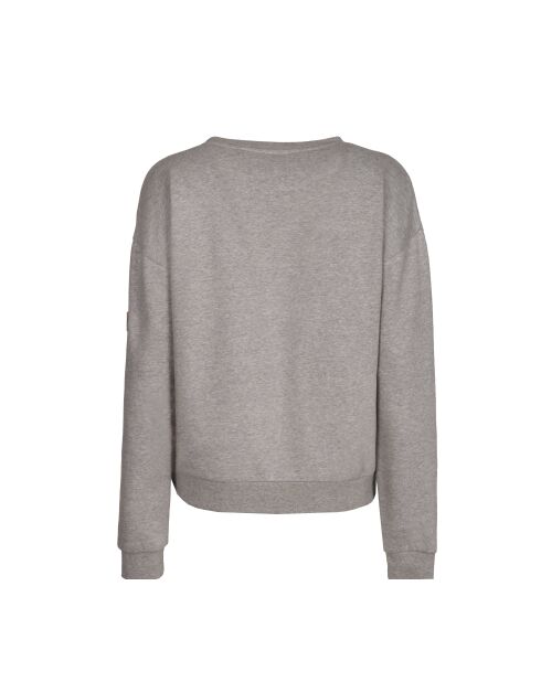 Roses sweatshirt in heidegrijs