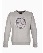 Roches meliertes graues Sweatshirt