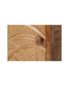 Chevet droit sculpté Manguier Floria II marron  - 42 x 45 x 50 cm