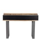 Acacia Black II Mehrfarbige Konsole mit 3 Schubladen, 115 x 40 x 80 cm