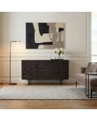 Havanna Kommode mit 3 Türen, 145 x 44 x 78 cm, braun