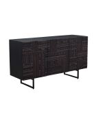 Havanna Kommode mit 3 Türen, 145 x 44 x 78 cm, braun