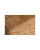 Geschnitzter linker Nachttisch Manguier Floria II braun - 42 x 45 x 50 cm