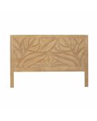 Hoofdbord van gesneden hout Manguier Floria II bruin - 165 x 4 x 110 cm