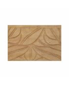 Hoofdbord van gesneden hout Manguier Floria II bruin - 165 x 4 x 110 cm