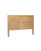 Hoofdbord van gesneden hout Manguier Floria II bruin - 165 x 4 x 110 cm