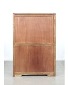 Hohes Sideboard mit 4 Türen und 2 Schubladen, Tattoo, natur/mehrfarbig, 117 x 45 x 174 cm