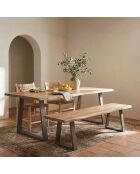 Panca multicolore Acacia Forest II - 180 x 45 x 45 cm