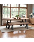 Panca multicolore Acacia Forest II - 160 x 45 x 45 cm