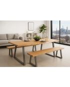 Panca multicolore Acacia Forest II - 160 x 45 x 45 cm