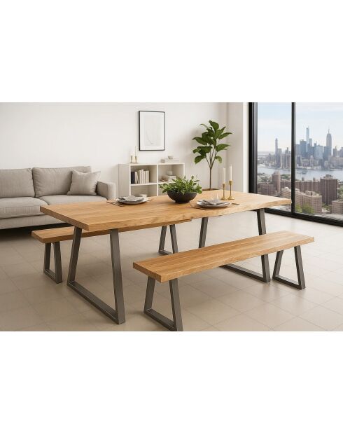 Panca multicolore Acacia Forest II - 160 x 45 x 45 cm