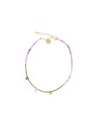 Fußkettchen Lilyrose aus Amethyst