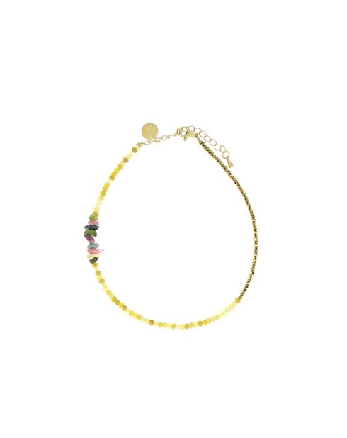 Fußkettchen aus bernsteinfarbenem Opal