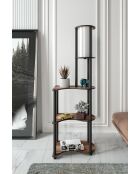 KS 11117 lampada da terra in noce - H.140cm
