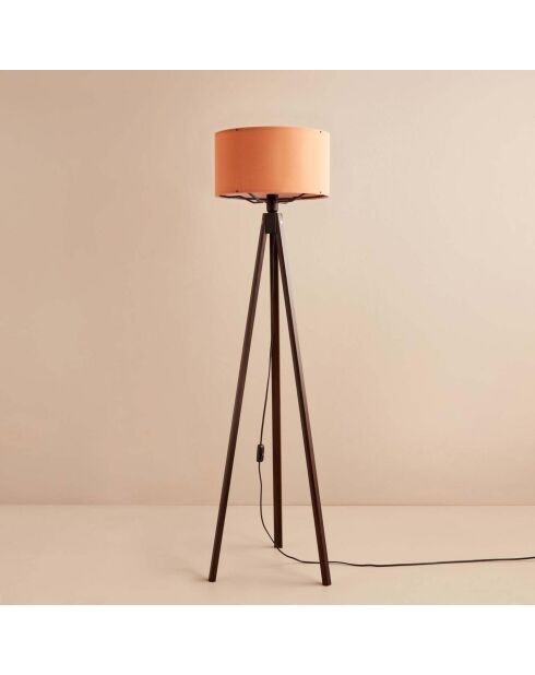 AYD 3452 oranje/bruine vloerlamp - H.140cm