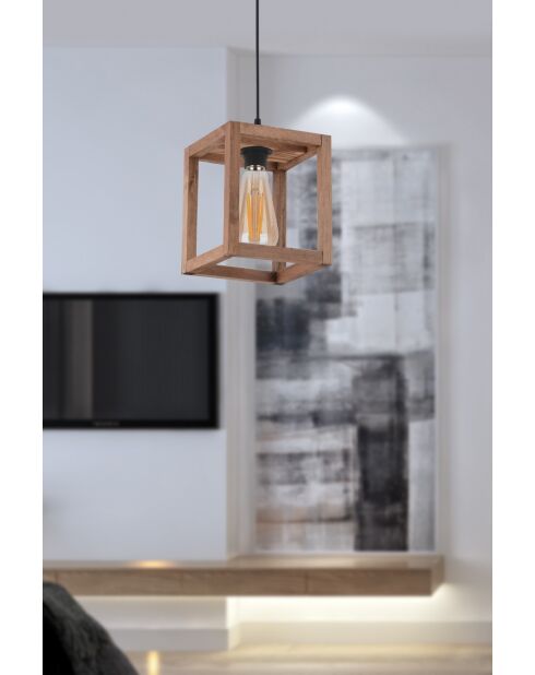 Cube bruine kroonluchter - H.60cm