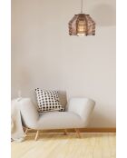 Lampadario marrone Sare - H.55cm