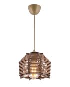 Lampadario marrone Sare - H.55cm
