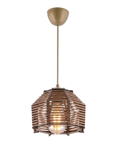 Lampadario marrone Sare - H.55cm