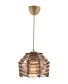 Lampadario marrone Sare - H.55cm