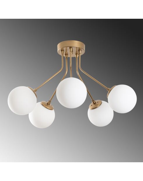 Orıon 13961 goldener Kronleuchter - H.40cm