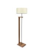 Lampadaire en bois AYD 2826 crème - H.150cm