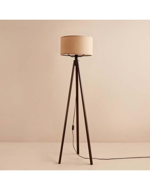 AYD 3454 nerts/bruine vloerlamp - H.140cm