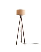AYD 3454 nerts/bruine vloerlamp - H.140cm
