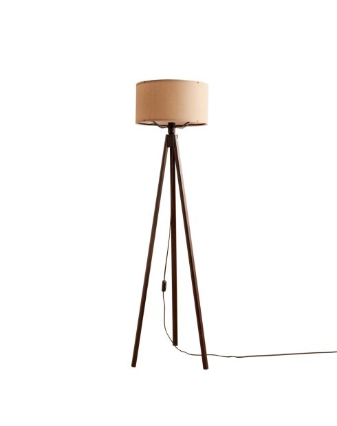 AYD 3454 nerts/bruine vloerlamp - H.140cm