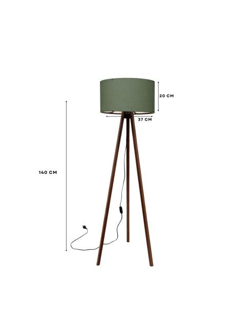 Lampada da terra AYD 2211 verde - H.140cm