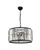 Chandelier Av 1667 3Bsy zwart/wit - H.70cm