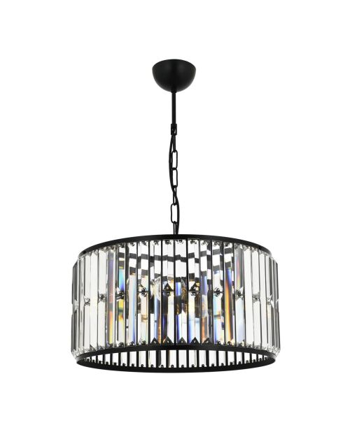 Chandelier Av 1667 3Bsy zwart/wit - H.70cm