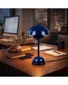 Eylul 15681 C blaue Tischlampe - 20x20x40cm