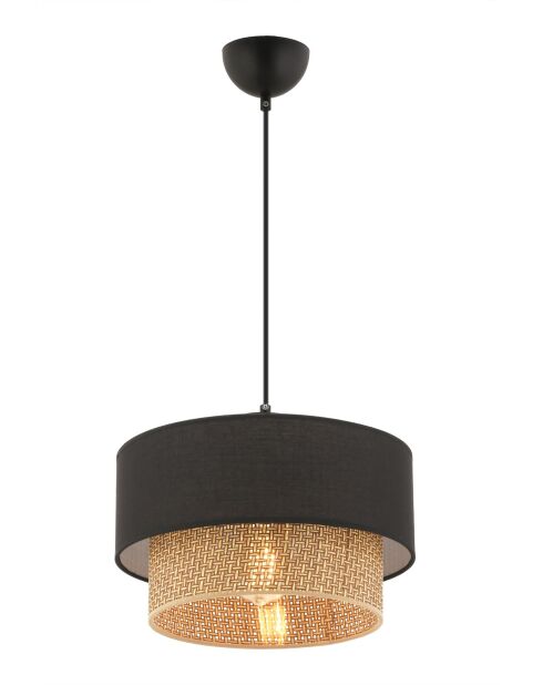 Echo beige/schwarzer Kronleuchter - H.65cm
