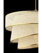 Hazeran Couper Kronleuchter creme/gold - H.72cm