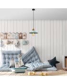 Lustre GMN 00005 bleu - H.103cm