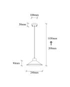 Lustre GMN 00005 bleu - H.103cm