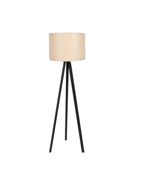 Lámpara de pie 115 crema/negra - H.145cm