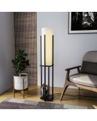 Lampada da terra 8125 nera - H.130cm