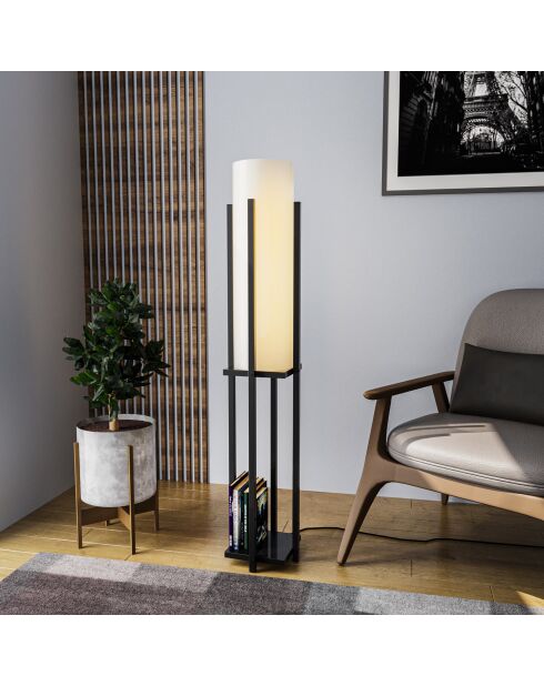 Lampada da terra 8125 nera - H.130cm