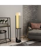 Lampada da terra 8125 nera - H.130cm