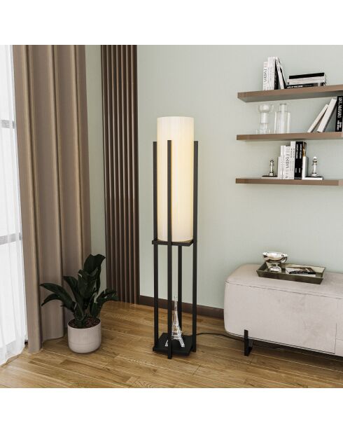 Lampada da terra 8125 nera - H.130cm