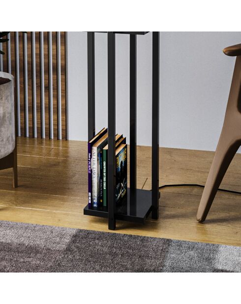 Lampada da terra 8125 nera - H.130cm